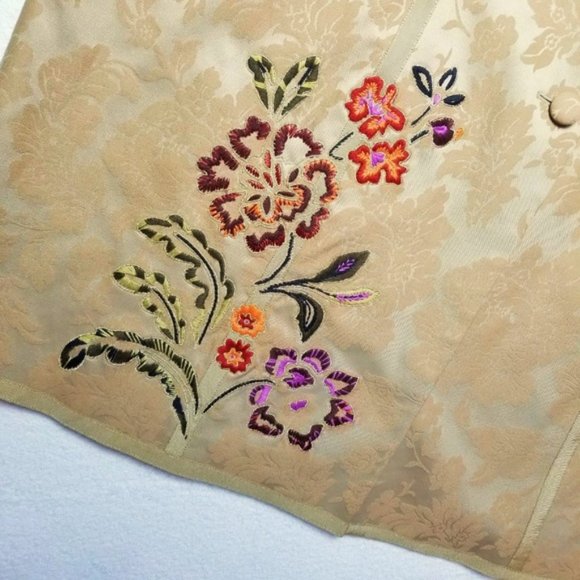 Sigrid Olsen Embroidered Chinese Jacket - Picture 2 of 5